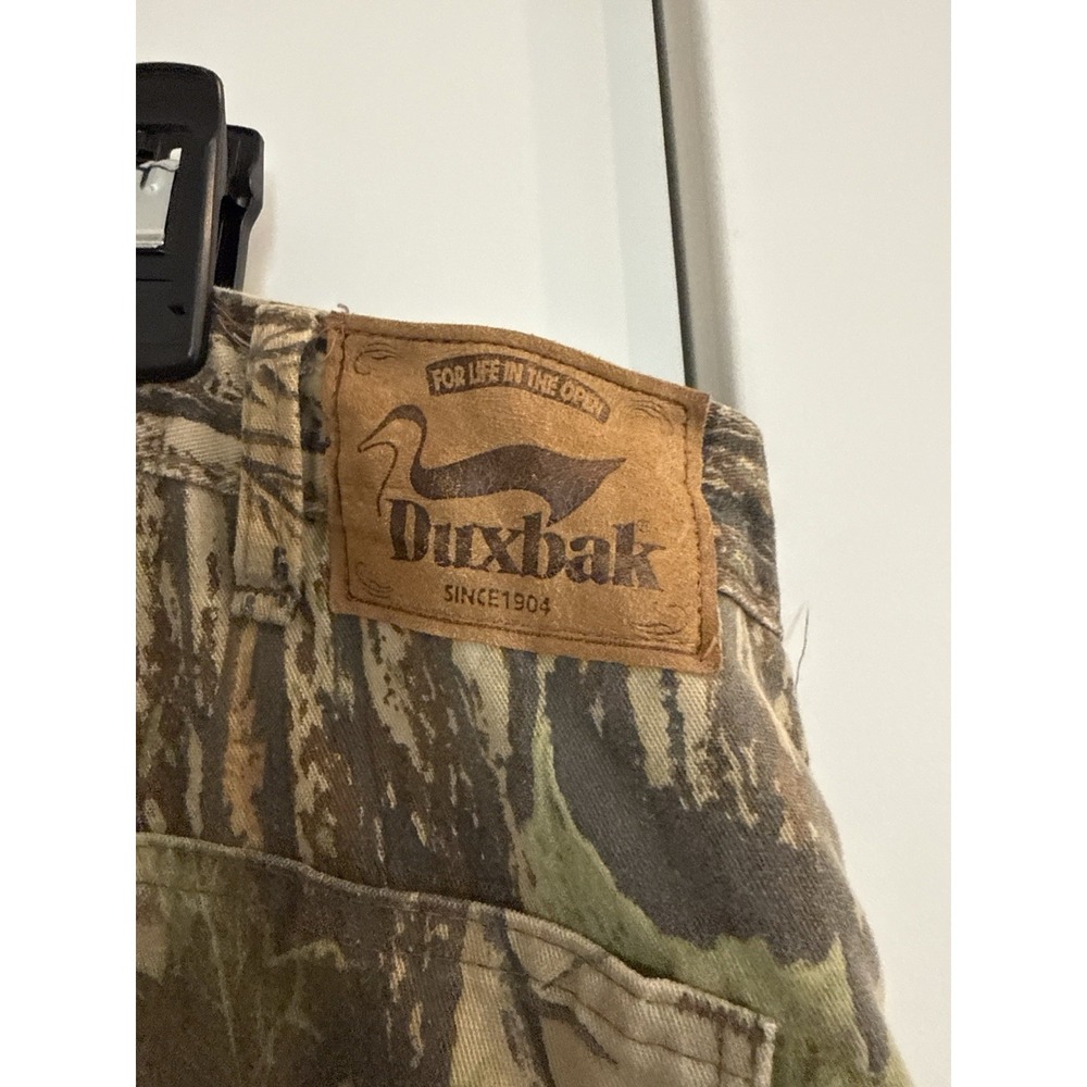 Vintage Duxbak Realtree Camo Insulated Hunting Pants USA Made Mens 36R - Picture 4 of 6